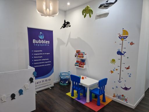 Recepción de Bubbles Logopedia